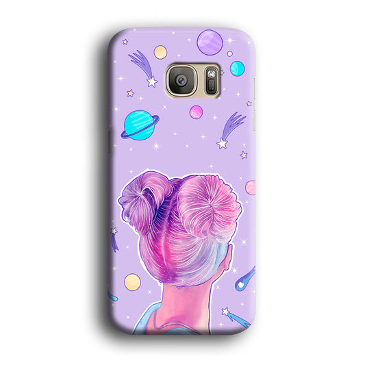 Girl Dreams Samsung Galaxy S7 3D Case
