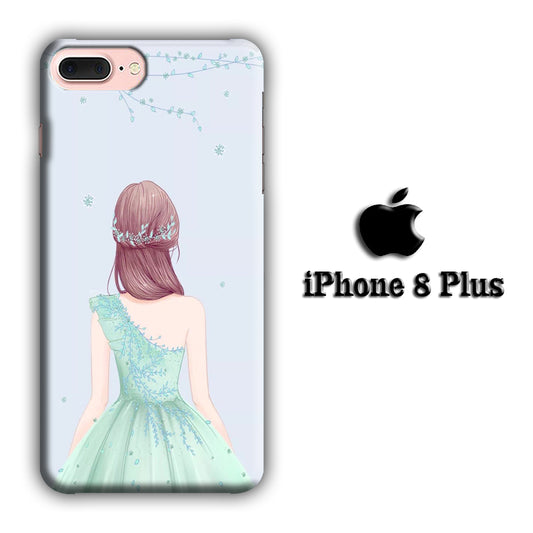Girl and Princess Dress iPhone 8 Plus 3D Case