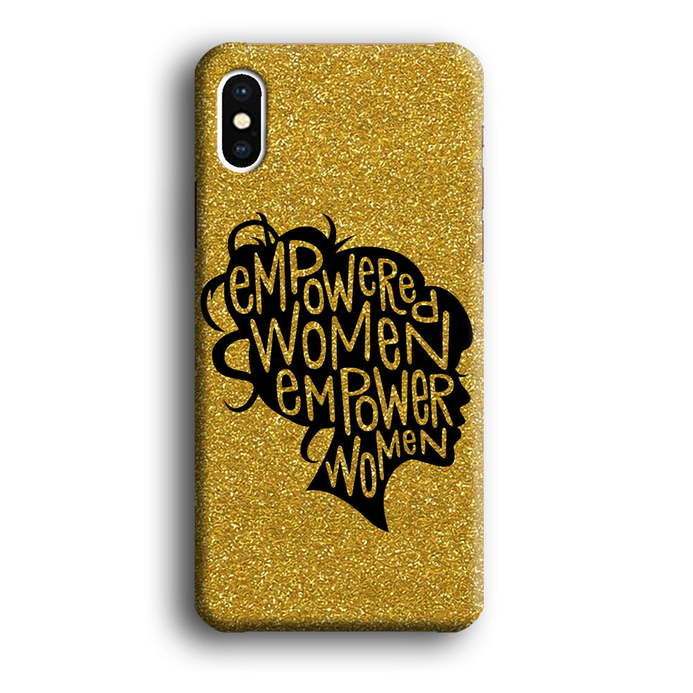 Girly Empored Woman iPhone X 3D Case