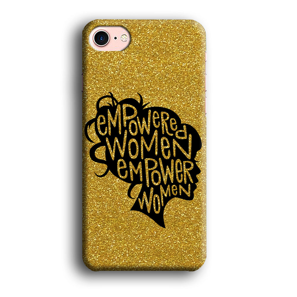Girly Empored Woman iPhone 8 3D Case