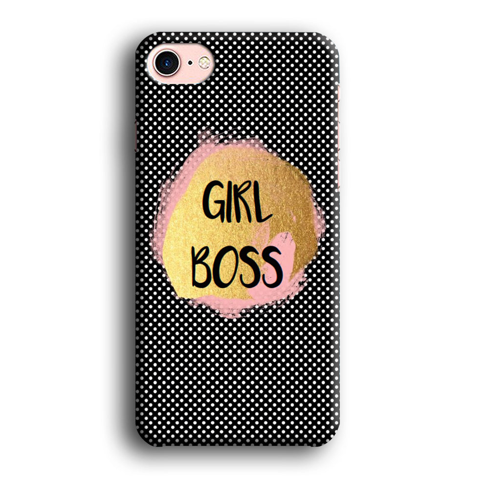 Girly at Girl Boss iPhone 8 3D Case
