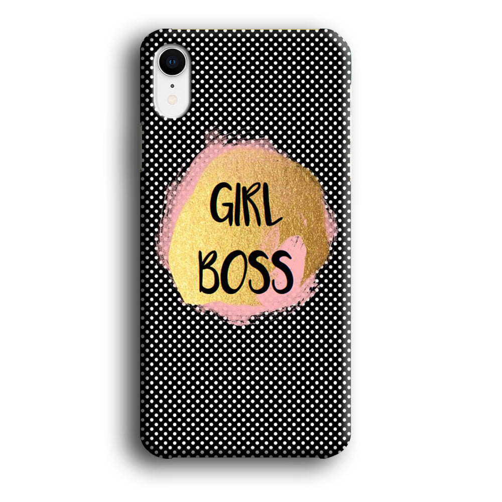 Girly at Girl Boss iPhone XR 3D Case