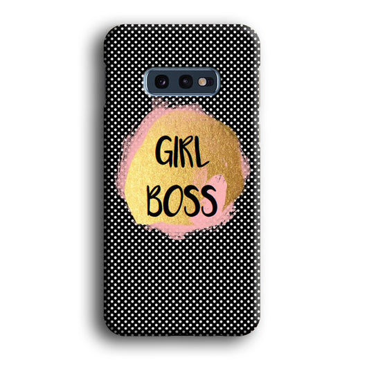 Girly at Girl Boss Samsung Galaxy S10E 3D Case