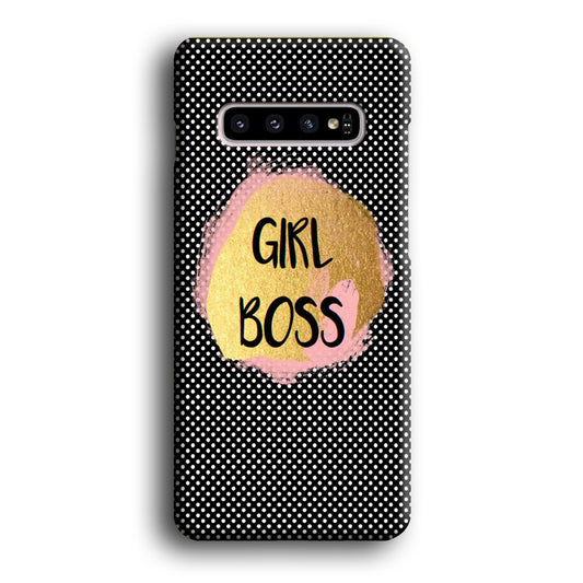 Girly at Girl Boss Samsung Galaxy S10 Plus 3D Case