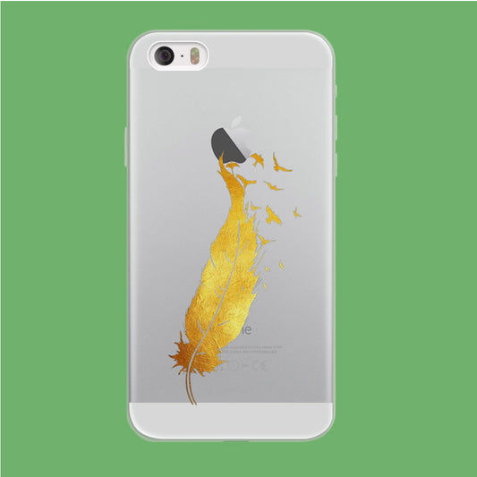 Gold Magic Bird iPhone 5 | 5s Clear Case