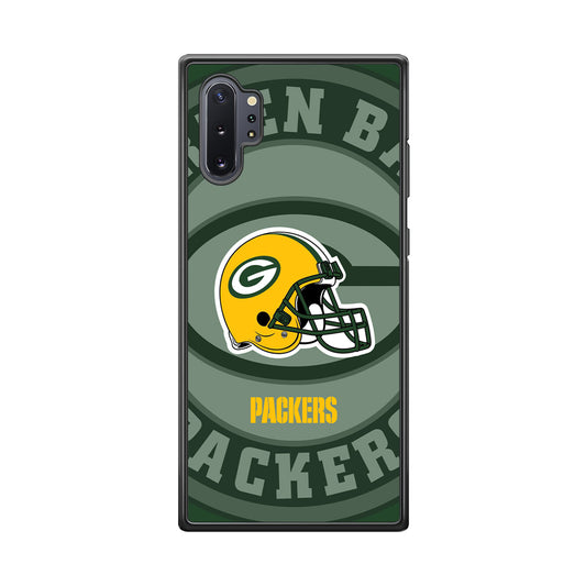 Green Bay Packers Yellow Helmet Samsung Galaxy Note 10 Plus Case