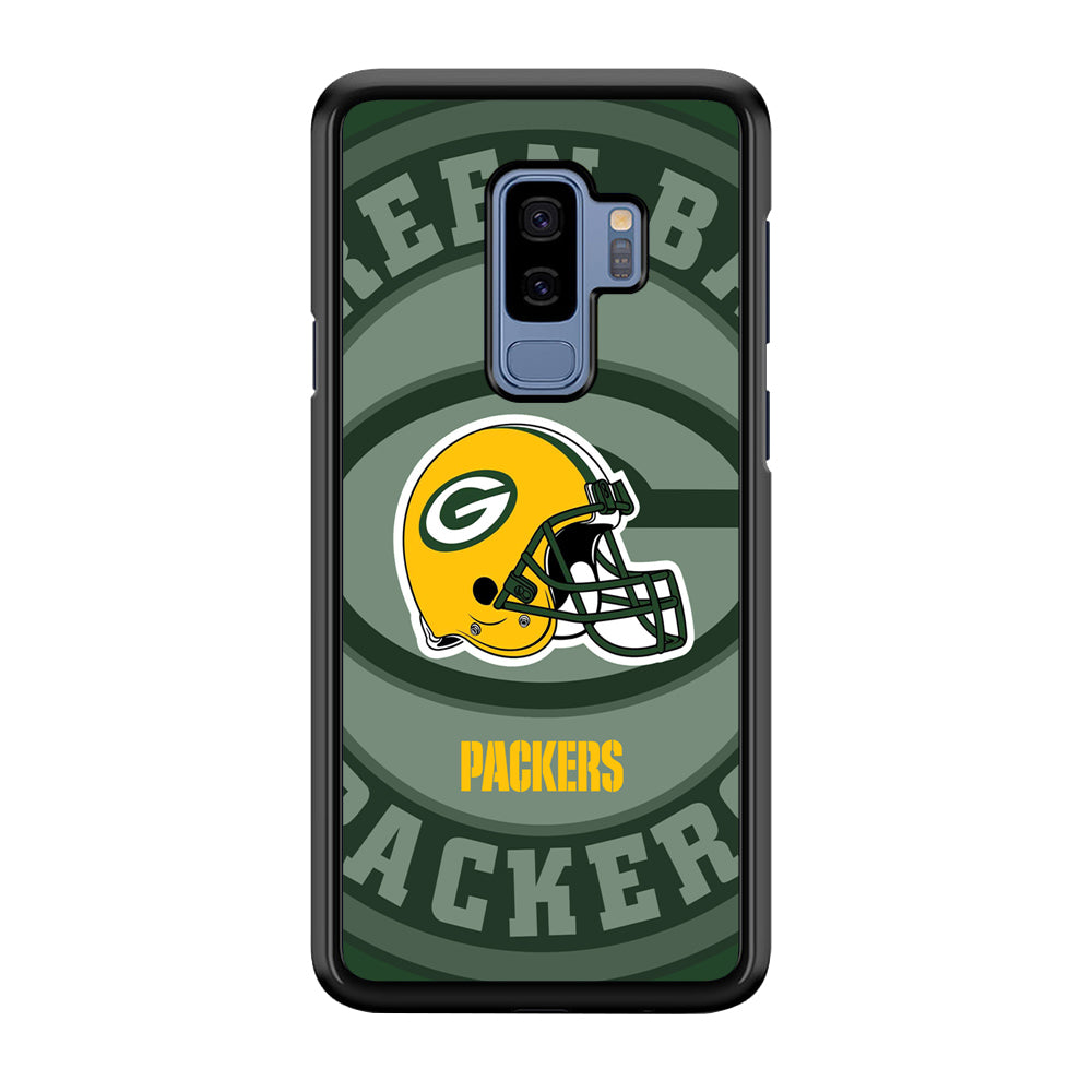 Green Bay Packers Yellow Helmet Samsung Galaxy S9 Plus Case