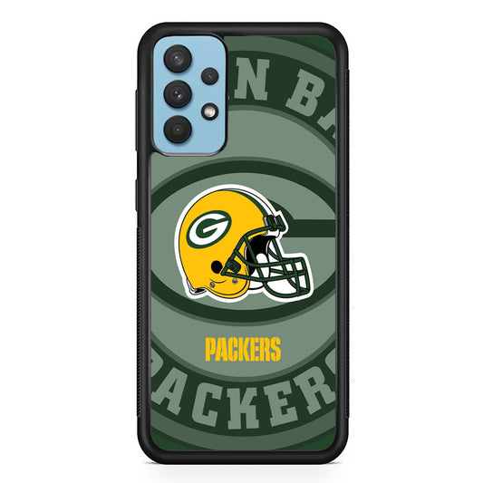 Green Bay Packers Yellow Helmet Samsung Galaxy A32 Case