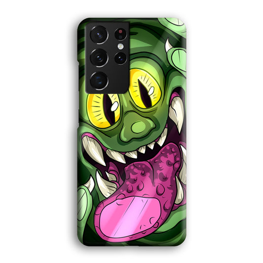 Green Kids Monster Samsung Galaxy S21 Ultra 3D Case