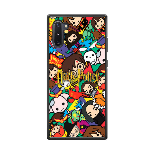 Harry Potter Face Collage on Frame Samsung Galaxy Note 10 Case