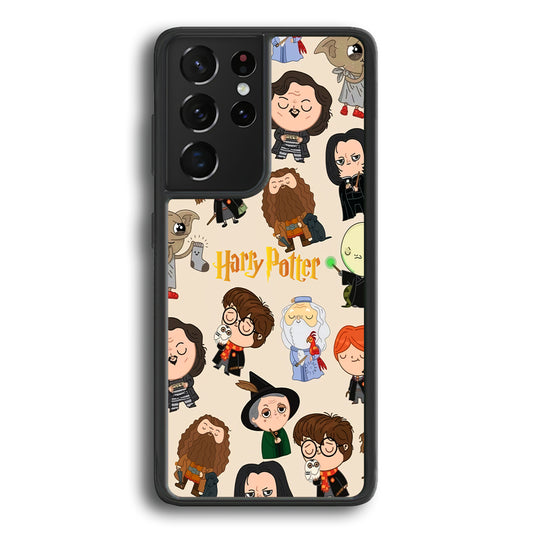 Harry Potter Tiny Cute Face Samsung Galaxy S21 Ultra Case