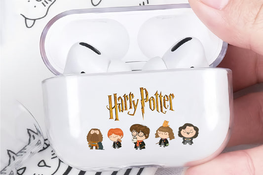 Harry Potter Cartoon Art Protective Clear Case Cover For Apple Airpod Pro