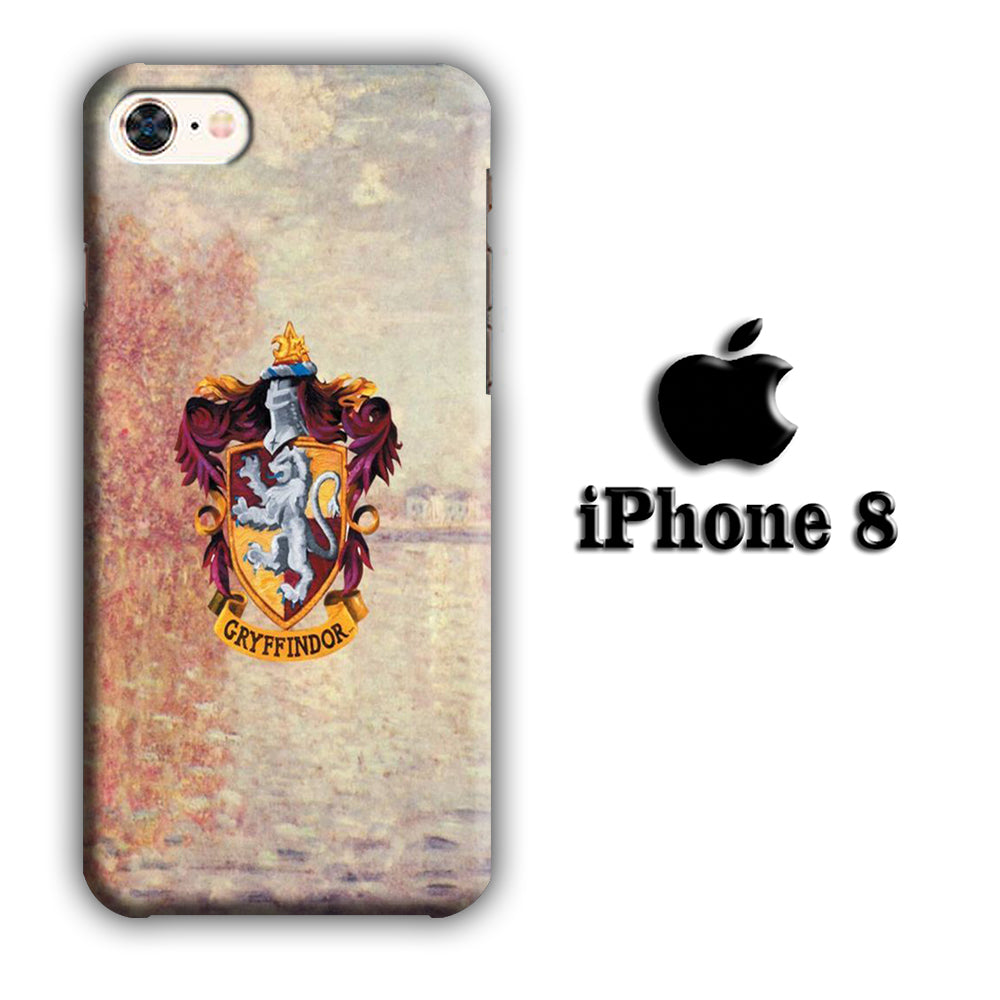 Harry Potter Gryffindor Emblem 001 iPhone 8 3D Case