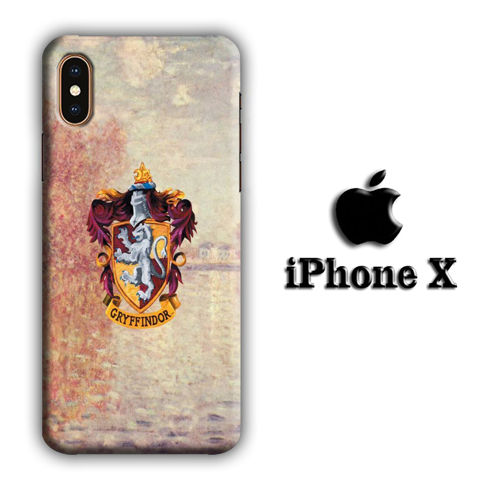 Harry Potter Gryffindor Emblem 001 iPhone X 3D Case