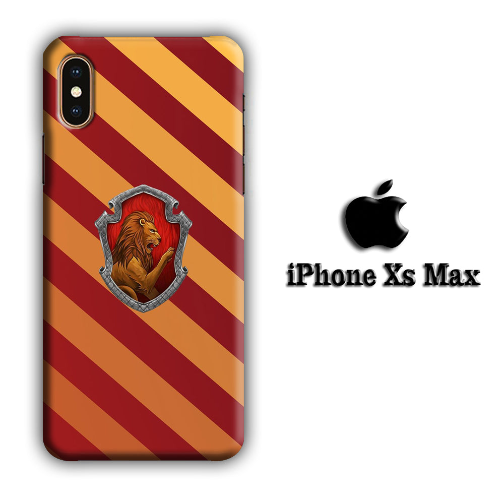 Harry Potter Gryffindor Emblem 004 iPhone Xs Max 3D Case