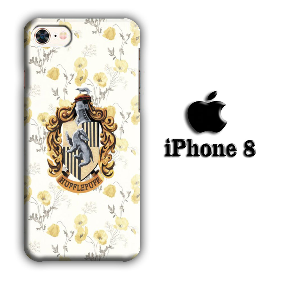 Harry Potter Hufflepuff Emblem 003 iPhone 8 3D Case