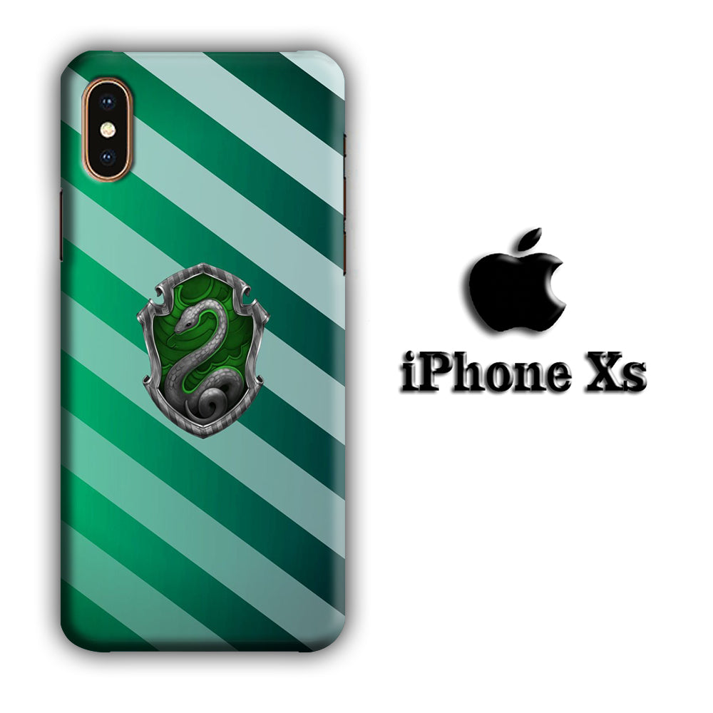 Harry Potter Slytherin Emblem 003 iPhone Xs 3D Case