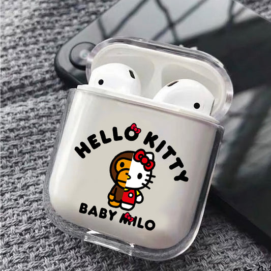 Hello Kitty X Baby Milo Protective Clear Case Cover For Apple Airpods