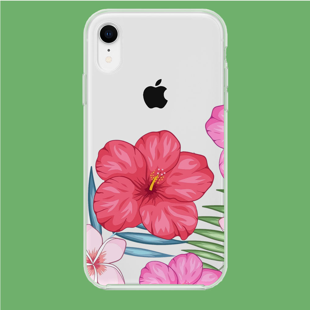 Hibiscus Aura iPhone XR Clear Case