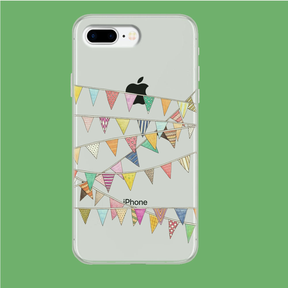 Hilarity in Party Flag iPhone 8 Plus Clear Case