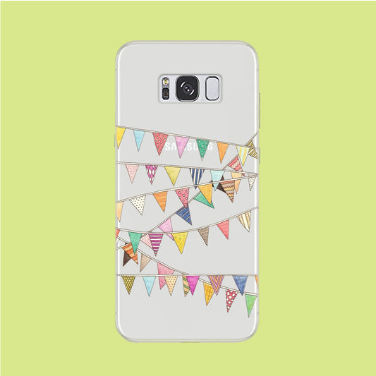Hilarity in Party Flag Samsung Galaxy S8 Clear Case