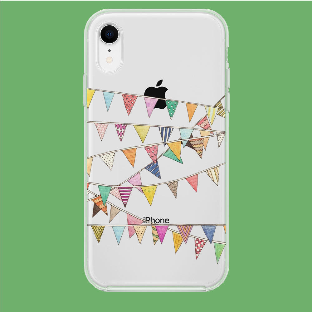 Hilarity in Party Flag iPhone XR Clear Case