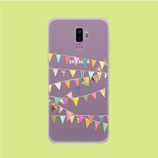 Hilarity in Party Flag Samsung Galaxy S9 Plus Clear Case