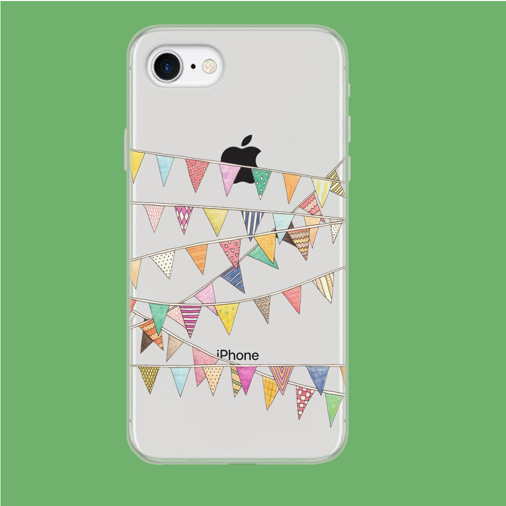 Hilarity in Party Flag iPhone 7 Clear Case