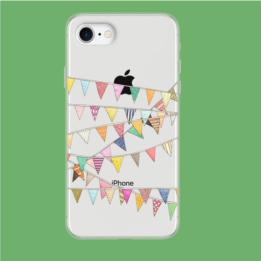 Hilarity in Party Flag iPhone 8 Clear Case