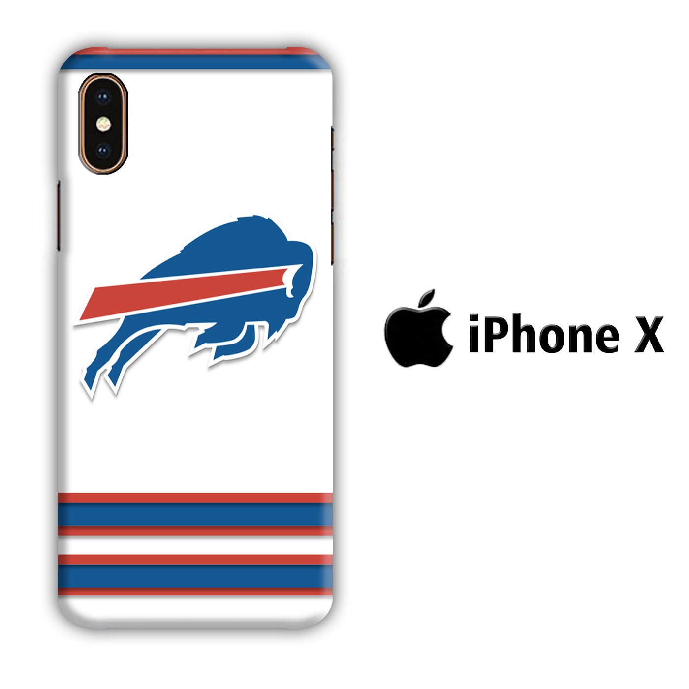 Hokkey Buffalo Bills iPhone X 3D Case