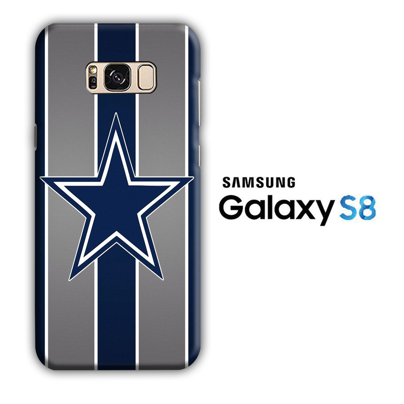 Hokkey Dallas Cowboy 001 Samsung Galaxy S8 3D Case