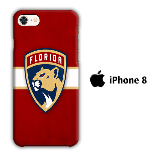 Hokkey Florida Panthers iPhone 8 3D Case