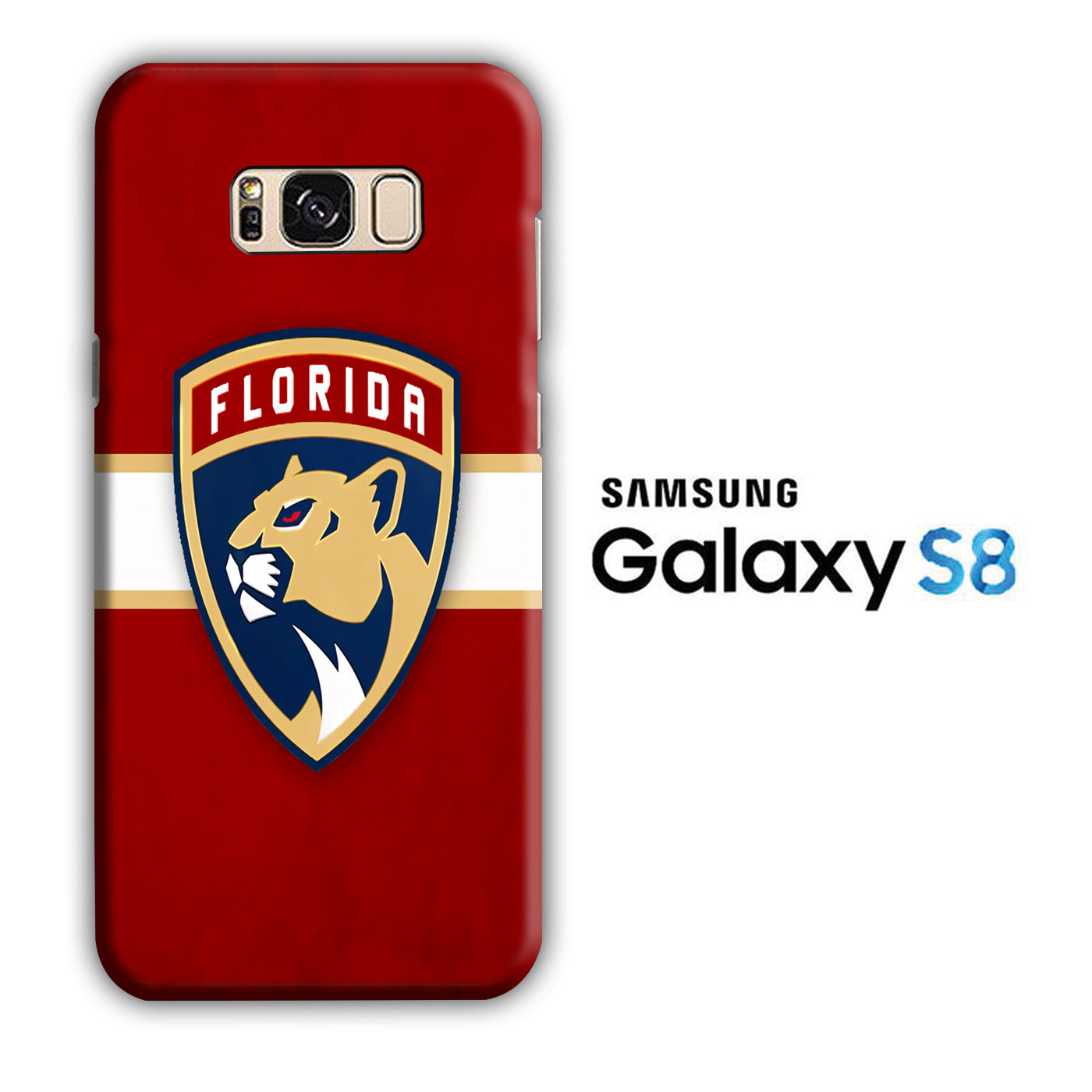 Hokkey Florida Panthers Samsung Galaxy S8 3D Case