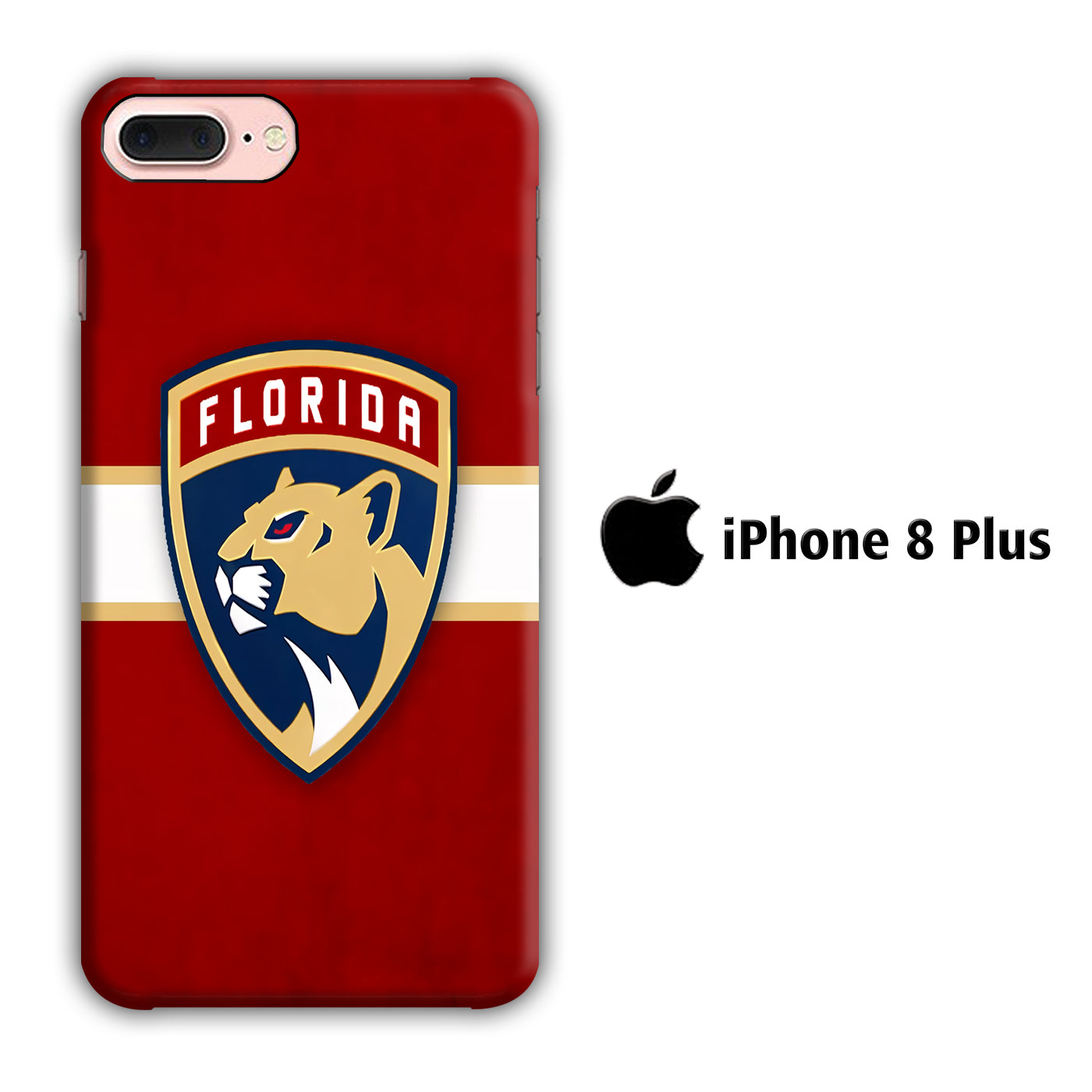 Hokkey Florida Panthers iPhone 8 Plus 3D Case