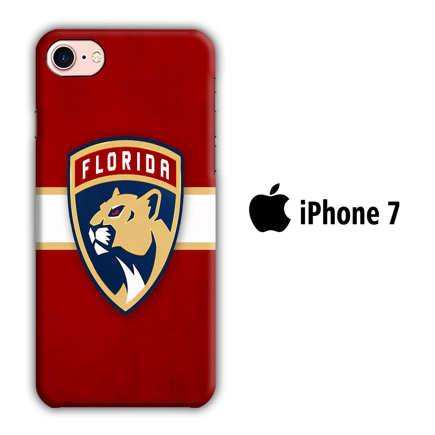 Hokkey Florida Panthers iPhone 7 3D Case