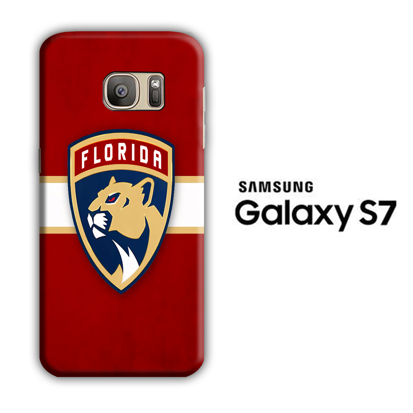 Hokkey Florida Panthers Samsung Galaxy S7 3D Case