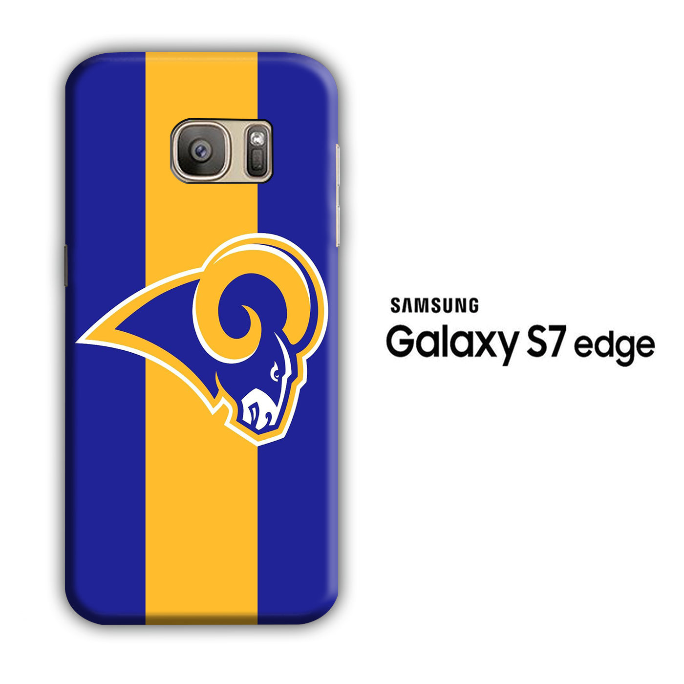 Hokkey Los Angels Rams 001 Samsung Galaxy S7 Edge 3D Case