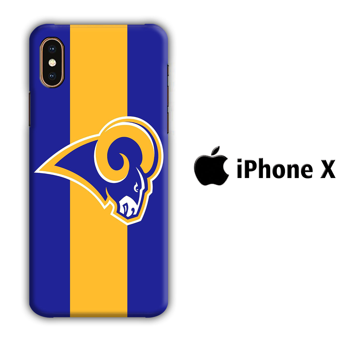 Hokkey Los Angels Rams 001 iPhone X 3D Case