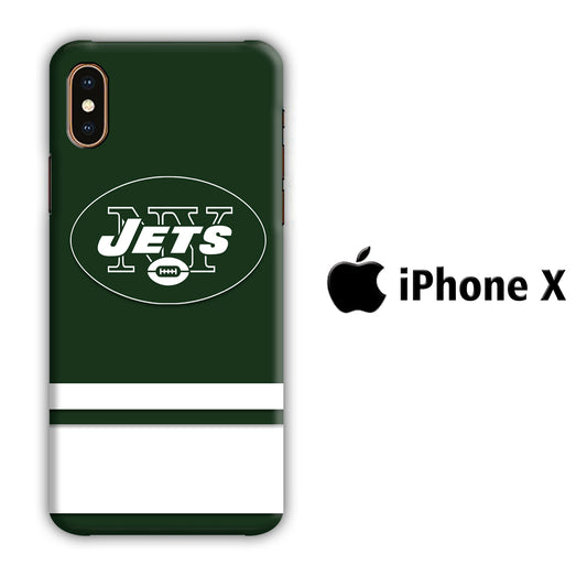 Hokkey New York Jets iPhone X 3D Case