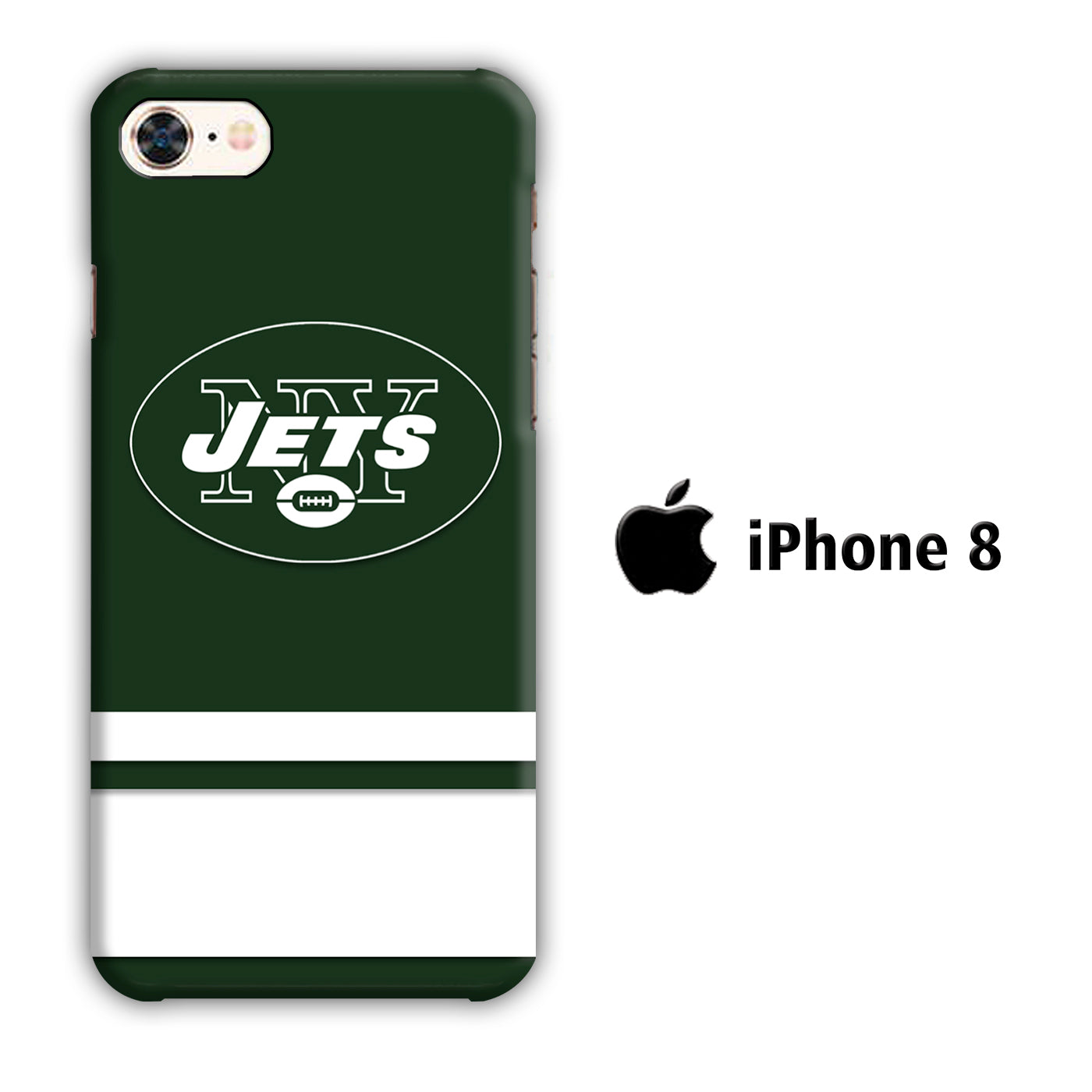 Hokkey New York Jets iPhone 8 3D Case