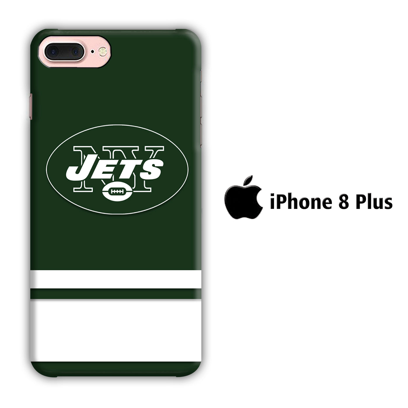 Hokkey New York Jets iPhone 8 Plus 3D Case