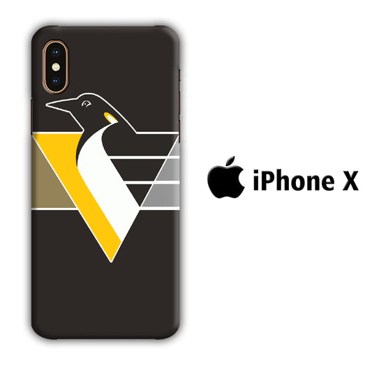 Hokkey Pittsburgh Penguins iPhone X 3D Case