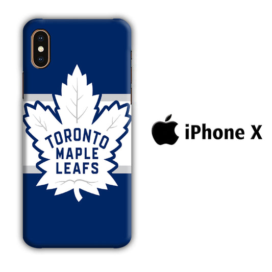 Hokkey Toronto Maple Leafs iPhone X 3D Case