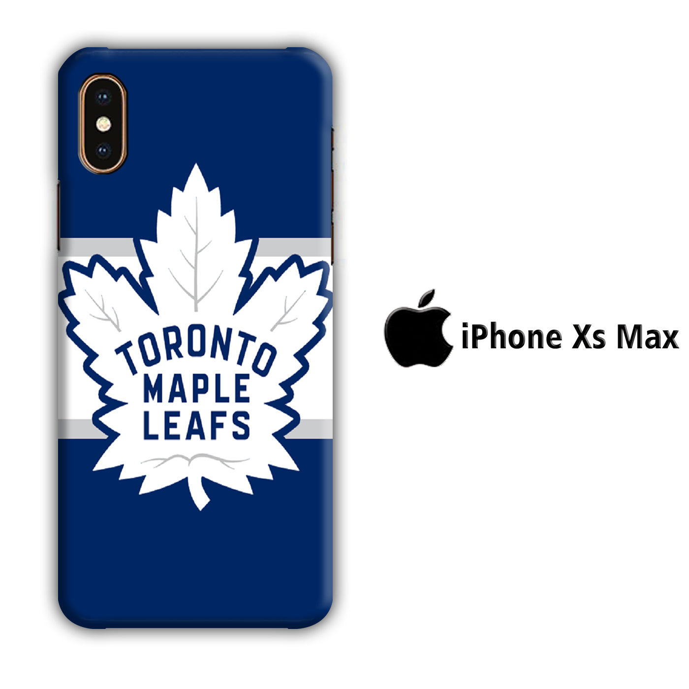 Hokkey Toronto Maple Leafs iPhone Xs Max 3D Case