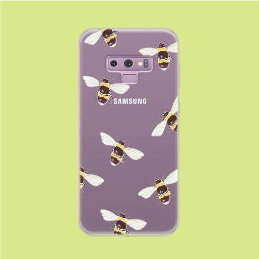 Honey Bee Patern Samsung Galaxy Note 9 Clear Case