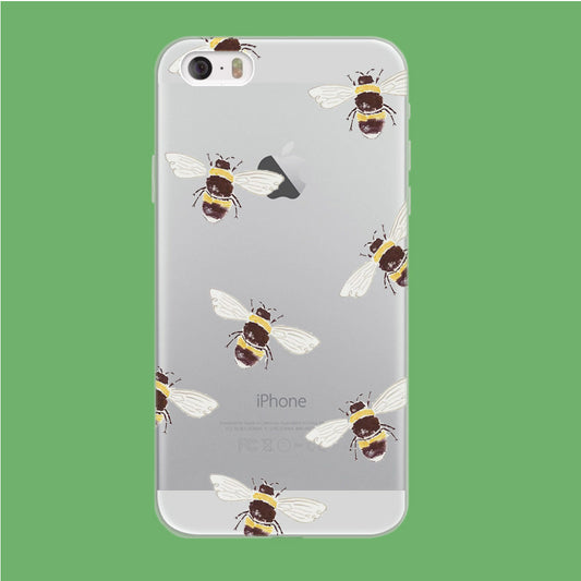 Honey Bee Patern iPhone 5 | 5s Clear Case