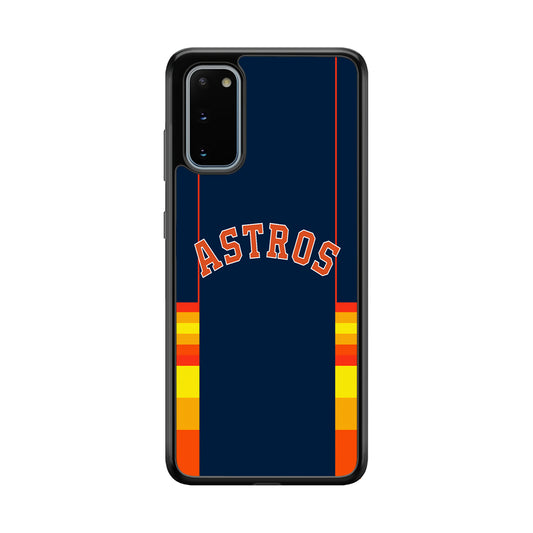 Houston Astros Dark Blue Jersey Samsung Galaxy S20 Case