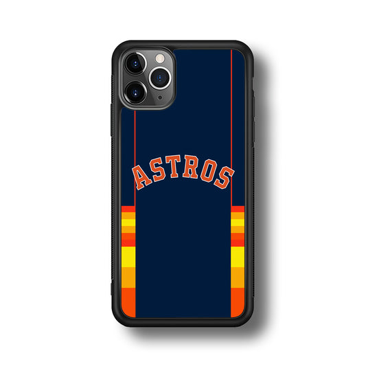Houston Astros Dark Blue Jersey iPhone 11 Pro Max Case