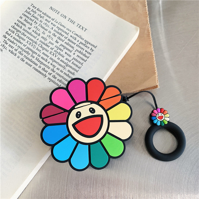 Rainbow Smile Silicone Protective Case Cover For Apple Airpods