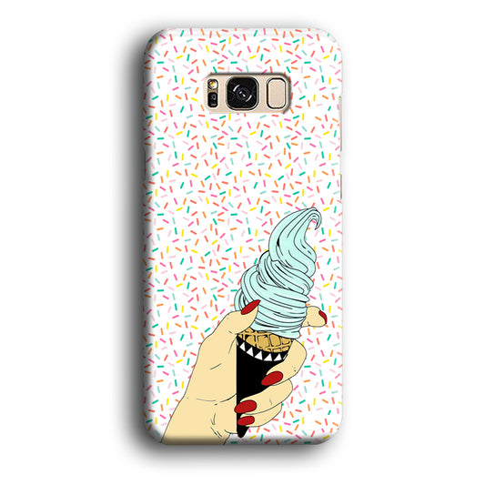 Ice Cream on Beauty Hand Samsung Galaxy S8 Plus 3D Case